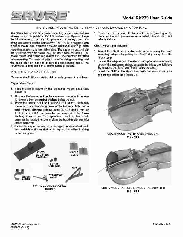 Shure Microphone RK279-page_pdf